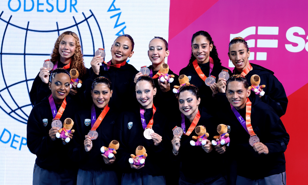 Nado artístico celebra medalha de bronze e projeta futuro