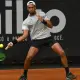 Paulo André Saraiva, melhor ranqueado do quali, conseguiu entrar na chave principal do Challenger de Curitiba (Foto: João Pires/Fotojump)