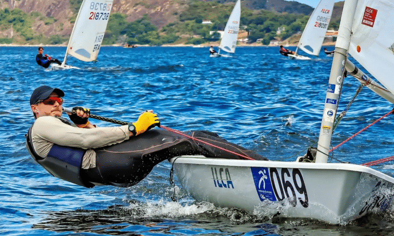 Philipp Grochtmann no Brasileiro de Vela 2026 (Foto: Reprodução / Instagram @philippgrochtmann )
