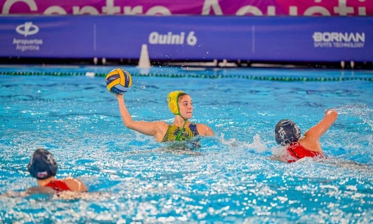 Brasil vence com autoridade e avança para as finais do Polo Aquático no feminino e no masculino, nos Jogos Sul-Americanos de Santa Fé 2026