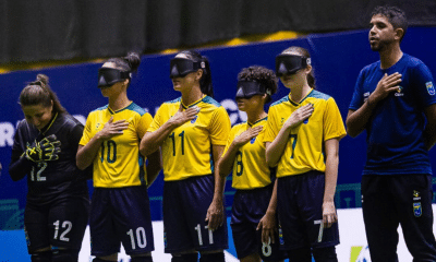 Seleção feminina perde para Argentina e é vice da Copa América de futebol de cegos