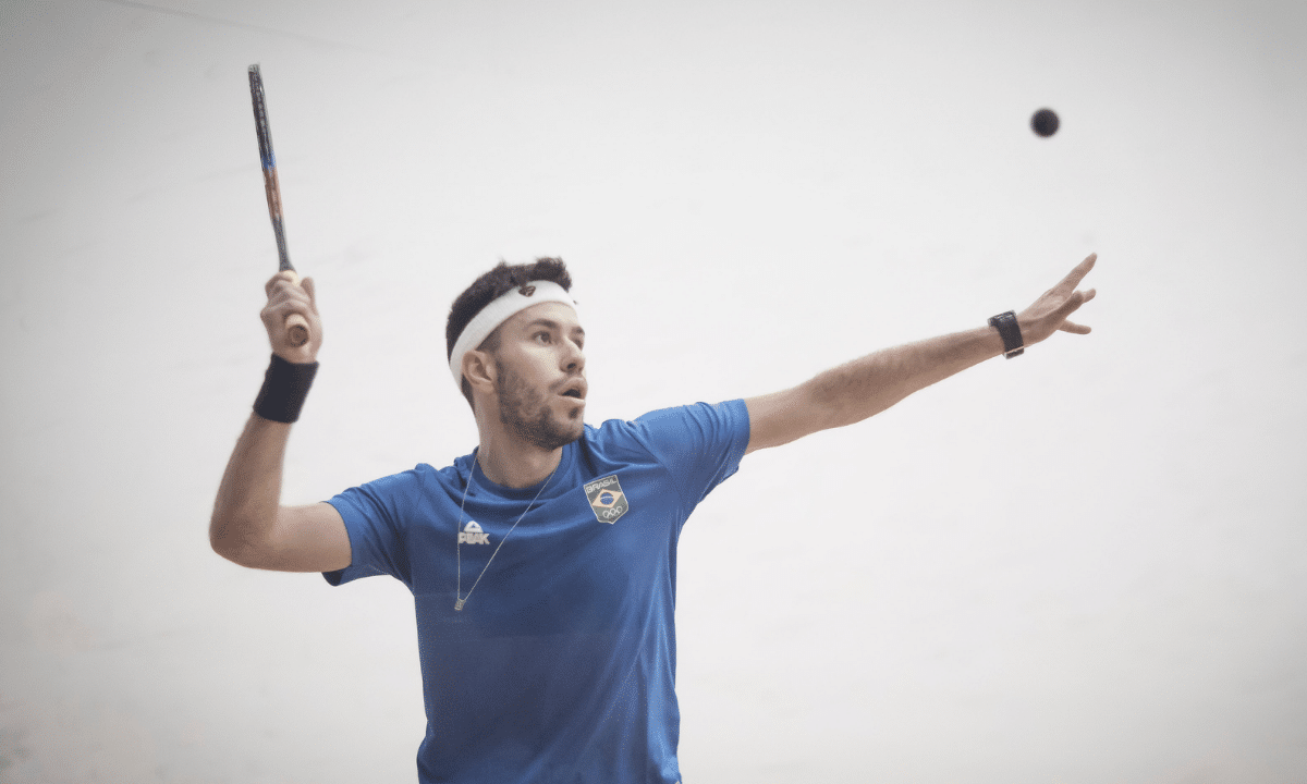 Diego Gobbi está nas quartas dos Jogos Sul-Americanos de Santa Fé-2026 (Foto: Jonne Roriz/COB)