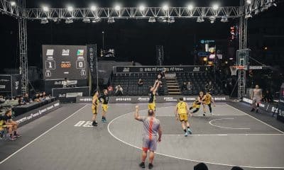 Partida do Taipei WanBao, de Léo Branquinho, no Challenger de Hongcheon de Basquete 3x3