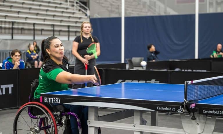 Thais Fraga no Elite de Yvelines de Tênis de Mesa Paralímpico, Danielle Rauen