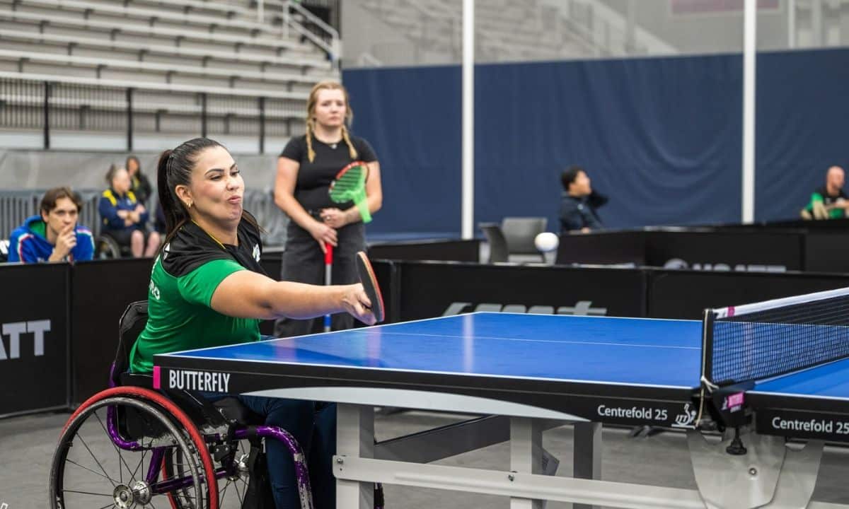 Thais Fraga no Elite de Yvelines de Tênis de Mesa Paralímpico, Danielle Rauen