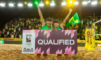 Thâmela e Vic vencem e garantem vaga em Los Angeles 2028 para o Brasil
