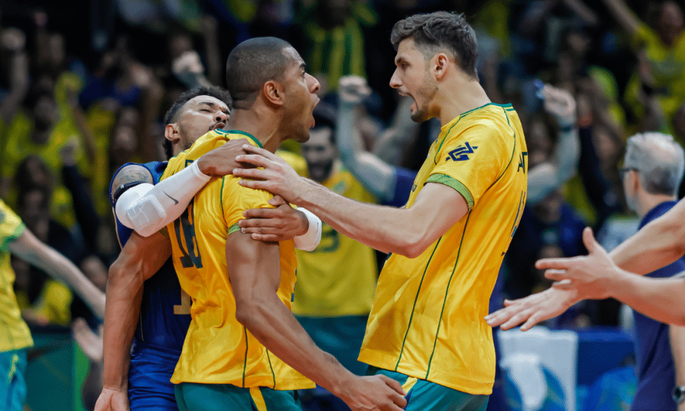Volei Masculino - Terceiro jogo campeonato Sul Americano Pré-Olímpico. Foto Maurício ValFotoclicCBV