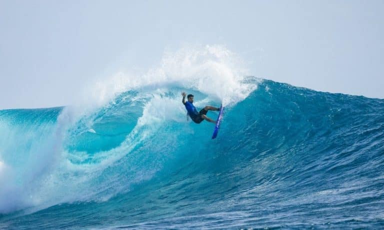 Gabriel Medina na etapa de Fiji da WSL, Surfe