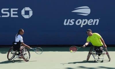 Ymanitu Silva e Leandro Pena no US Open, tênis em cadeira de rodas