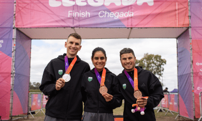 Alex Malacarne leva a prata, enquanto Ulan Galinski e Karen Olímpio ficam com o bronze no mountain bike dos Jogos Sul-Americanos.