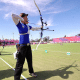 Ana Luiza Caetano foi o destaque brasileiro na final da equipe feminina do arco recurvo em Santa Fé