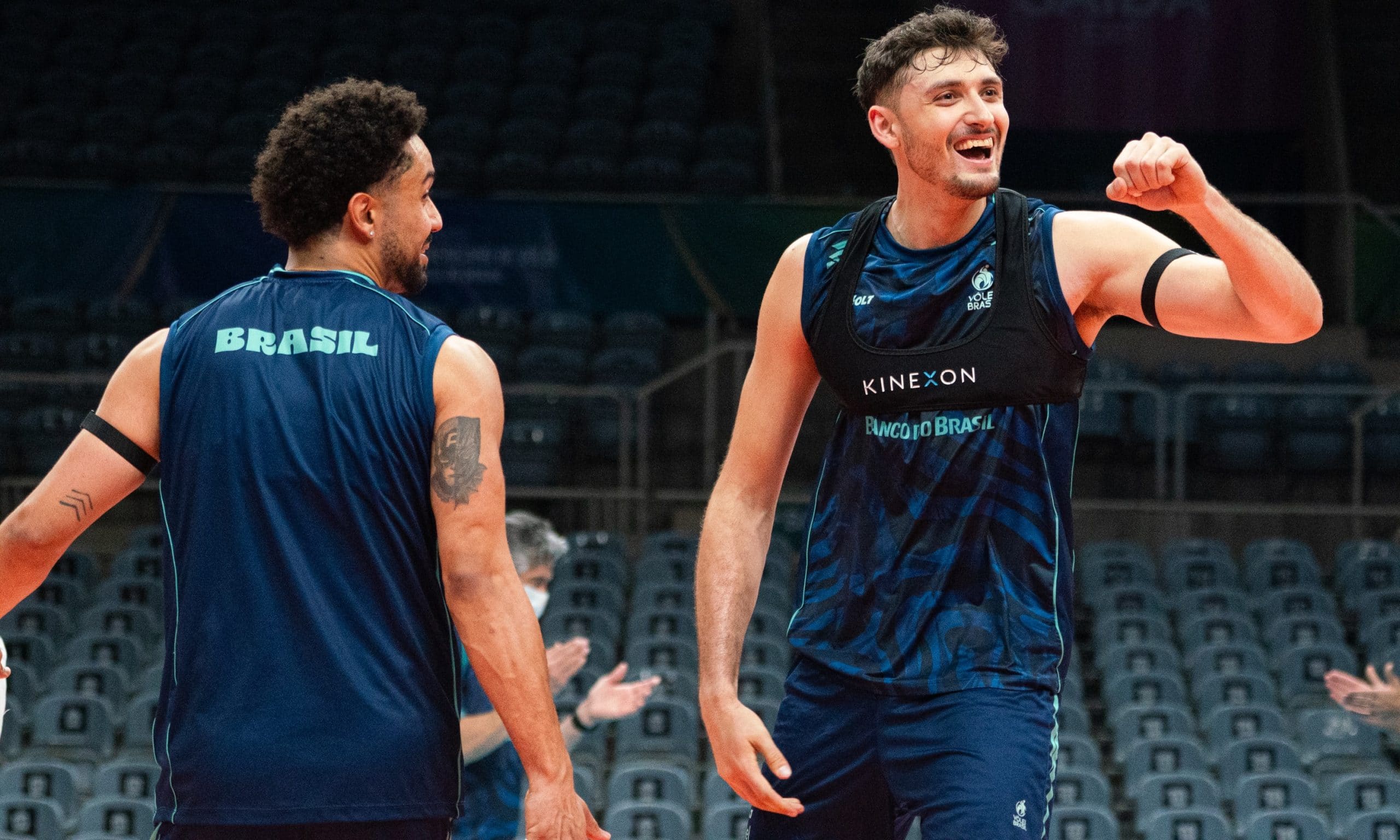Arthur Bento da seleção masculina de vôlei do Brasil (Foto: Mauricio Val/FV Imagem/CBV)