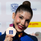 Duda Arakaki com a medalha no Campeonato Mundial em Frankfurt 2026