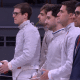 Equipe de sabre masculino do Brasil nos Jogos Sul-Americanos Santa Fé-2026