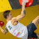 Felipe Ho compete no boulder da escalada nos Jogos Sul-Americanos Santa Fé-2026
