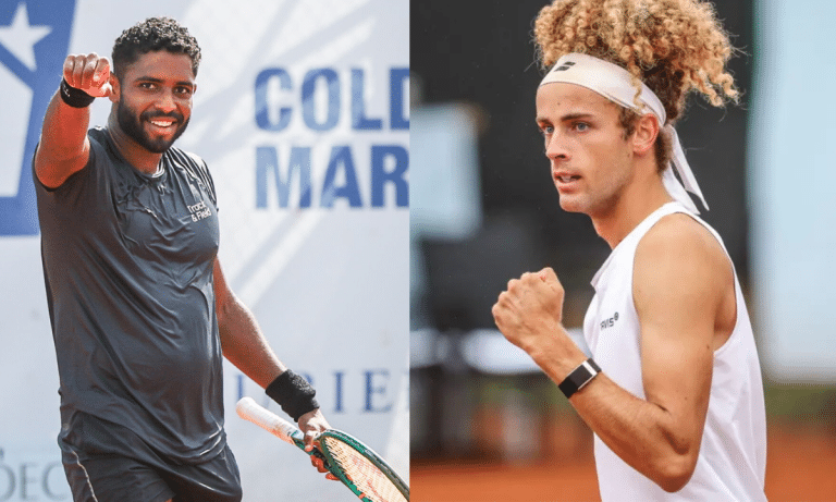 João Lucas Reis e Mika Brunold no Challenger de Tulln (Fotos: NÖ Open/Manfred Binder)