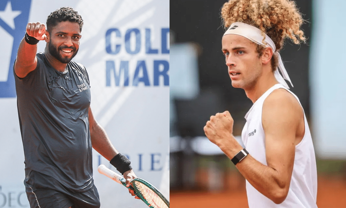 João Lucas Reis e Mika Brunold no Challenger de Tulln (Fotos: NÖ Open/Manfred Binder)