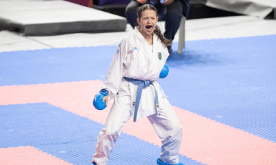 Aniversariante do dia, Leticia Kato leva o bronze no caratê em Santa Fé-2026