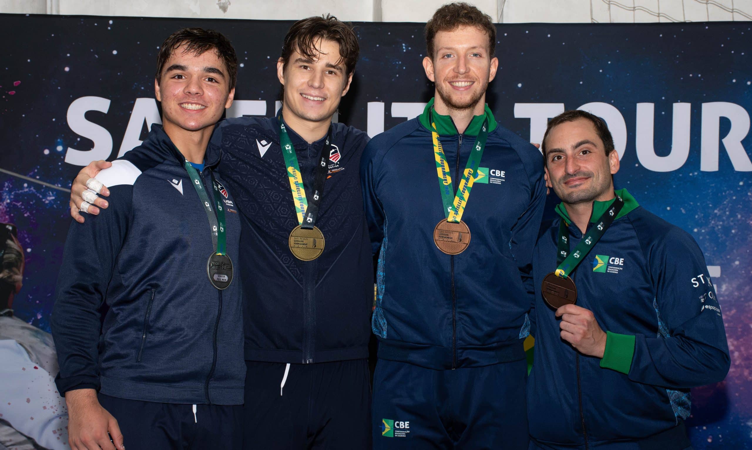 Dominic de Almeida e Guilherme Toldo são medalhistas no Satélite de São Paulo