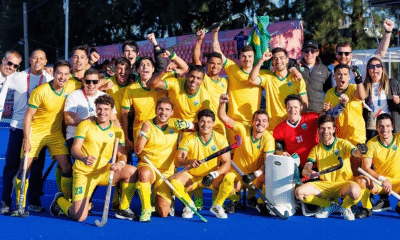 Time brasileiro comemora bom resultado