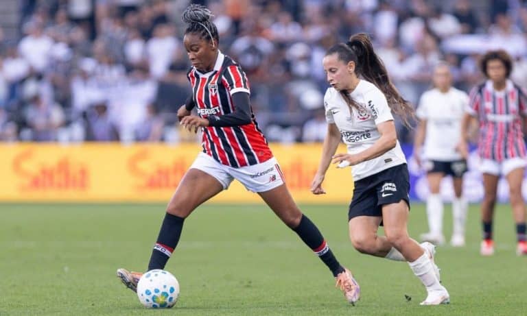 São Paulo x Corinthians no jogo de ida da final do Brasileirão Feminino 2026